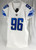 2017 Detroit Lions Jojo Wicker #96 Game Issued White Jersey 46 380