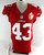 2012 San Francisco 49ers Chris Davis #43 Game Used Red Jersey 70th Patch 40 476