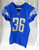 2019 Detroit Lions Andre Chachere #36 Game Issued Blue Jersey 100 Patch 38 396