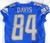 2023 Detroit Lions Avery Davis #84 Game Issued Blue Jersey 90 Seasons Patch 40 7