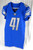 2019 Detroit Lions Johnathan Alston #41 Game Issued Blue Jersey 100 Patch 40 399