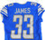 2023 Detroit Lions Craig James #33 Game Issued Blue Jersey 90 Patch 40 400