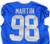 2023 Detroit Lions Brodric Martin #98 Game Issued Blue Jersey 46 404