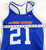 2017 Boise State Broncos #21 Game Used Blue Jersey Beach Volleyball L 134