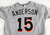 2018 Miami Marlins Brian Anderson #15 Game Issued Pos Used Grey Jersey 25th P