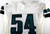 1990s Philadelphia Eagles #54 Game Issued White Jersey 48 756