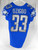 2023 Detroit Lions Devine Ozigbo #33 Game Issued Blue Jersey 90 Seasons P 40 340