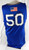 2021-22 Air Force Falcons #50 Game Used Blue Jersey Basketball XL 50