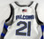 2022-23 Air Force Falcons #21 Game Used White Jersey Basketball L 64