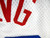 2002-03 Los Angeles Clippers Wang Zhizhi #16 Game Used White Jersery 54 141