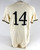 2018 Long Beach State Dirtbags #14 Game Used Cream Jersey Baseball L 896