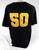 2019 Long Beach State Dirtbags #50 Game Used Black Jersey Baseball XL 901