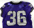 2020 Texas Christian TCU Frogs #36 Game Used Purple Jersey Football NP Rem 42 6