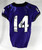 2019-24 Texas Christian TCU Frogs #14 Game Used Purple Jersey Football NP Rem 0