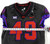 2022-24 Texas Christian TCU Frogs #49 Game Used Grey Jersey Blood Football R 6