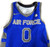 2022-23 Air Force Falcons #0 Game Used Blue Jersey Basketball M 42
