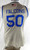2021-22 Air Force Falcons #50 Game Used Grey Jersey Basketball L 47
