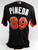2014-16 Miami Marlins Pineda #89 Game Used Black Jersey ST BP 46 177