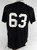 2017 Miami Marlins #63 Game Used Black Training Shirt XL 435