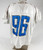 2014 Detroit Lions Andre Fluellen #96 Game Used White Practice Jersey 50 384