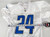 2018 Detroit Lions Nevin Lawson #24 Game Issued P Used White Practice Jersey 5