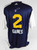2010-11 Utah Jazz Sundiata Gaines #2 Game Used Navy Shooting Shirt XL 191