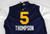 2010-11 Utah Jazz Ryan Thompson #5 Game Used Navy Shooting Shirt 2XL 192