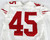 2014 San Francisco 49ers Asante Cleveland #45 Game Issued White Jersey 42 337