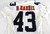 2005 Virginia Cavaliers Donta Harris #43 Game Used White Jersey Football  L 715