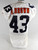 2005 Virginia Cavaliers Devonta Brown #43 Game Used White Jersey Football  L 716