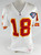1994 Kansas City Chiefs Stephens #18 Game Issued White Jersey 75th Patch 40 121