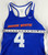 2014 Boise State Broncos #4 Game Used Blue Jersey Beach Volleyball L 725