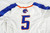 2020 Boise State Broncos #5 Game Used White Jersey Softball S 730