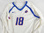 2022 Boise State Broncos #18 Game Used White Jersey Volleyball L 735