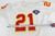 1994 Kansas City Chiefs John Stephens #21 Game Issued White Jersey 75th P 44 094