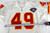 1994 Kansas City Chiefs #49 Game Issued White Jersey 75th Patch 46 085