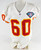1994 Kansas City Chiefs #60 Game Issued White Jersey 75th Patch 46 088