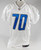 2018 Detroit Lions Mitchell Loewen #70 Game Used White Practice Jersey 52 381