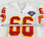 1994 Kansas City Chiefs #66 Game Issued White Jersey 75th Patch 46 092