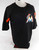 Miami Marlins Justin Nicolino #20 Game Used Black Jersey Batting Practice L 449