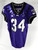 2019-24 Texas Christian TCU Frogs #34 Game Used Purple Jersey Football NP Rem 7