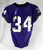 2019-24 Texas Christian TCU Frogs #34 Game Used Purple Jersey Football NP Rem 7