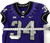 2019-24 Texas Christian TCU Frogs #34 Game Used Purple Jersey Football NP Rem 7