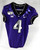 2019 Texas Christian TCU Frogs #4 Game Used Purple Jersey 150 Patch NP Rem 38 9