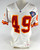 1994 Kansas City Chiefs Matt Gay #49 Game Issued White Jersey 75th Patch 42 084
