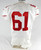 2013 San Francisco 49ers #61 Game Issued White Jersey 46 353