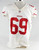 2014 San Francisco 49ers Chris Martin #69 Game Issued White Jersey 48 355