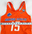 2018 Boise State Broncos #15 Game Used Orange Jersey 60 P Beach Volleyball S 917