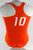 2018 Boise State Broncos #10 Game Used Orange Jersey 60 P Beach Volleyball S 918
