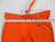 Miami Hurricanes #64 Game Used Orange Pants Football 40 840